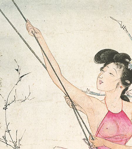 林口-胡也佛的仕女画和最知名的金瓶梅秘戏图